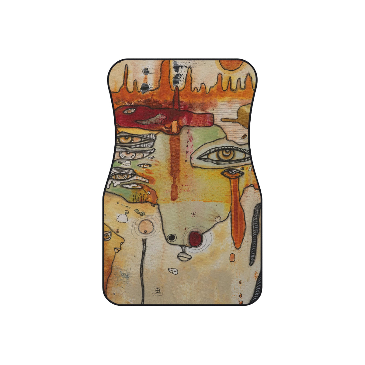 &quot;Meet Me at Sunset&quot; Original Artwork Car Floor Mat