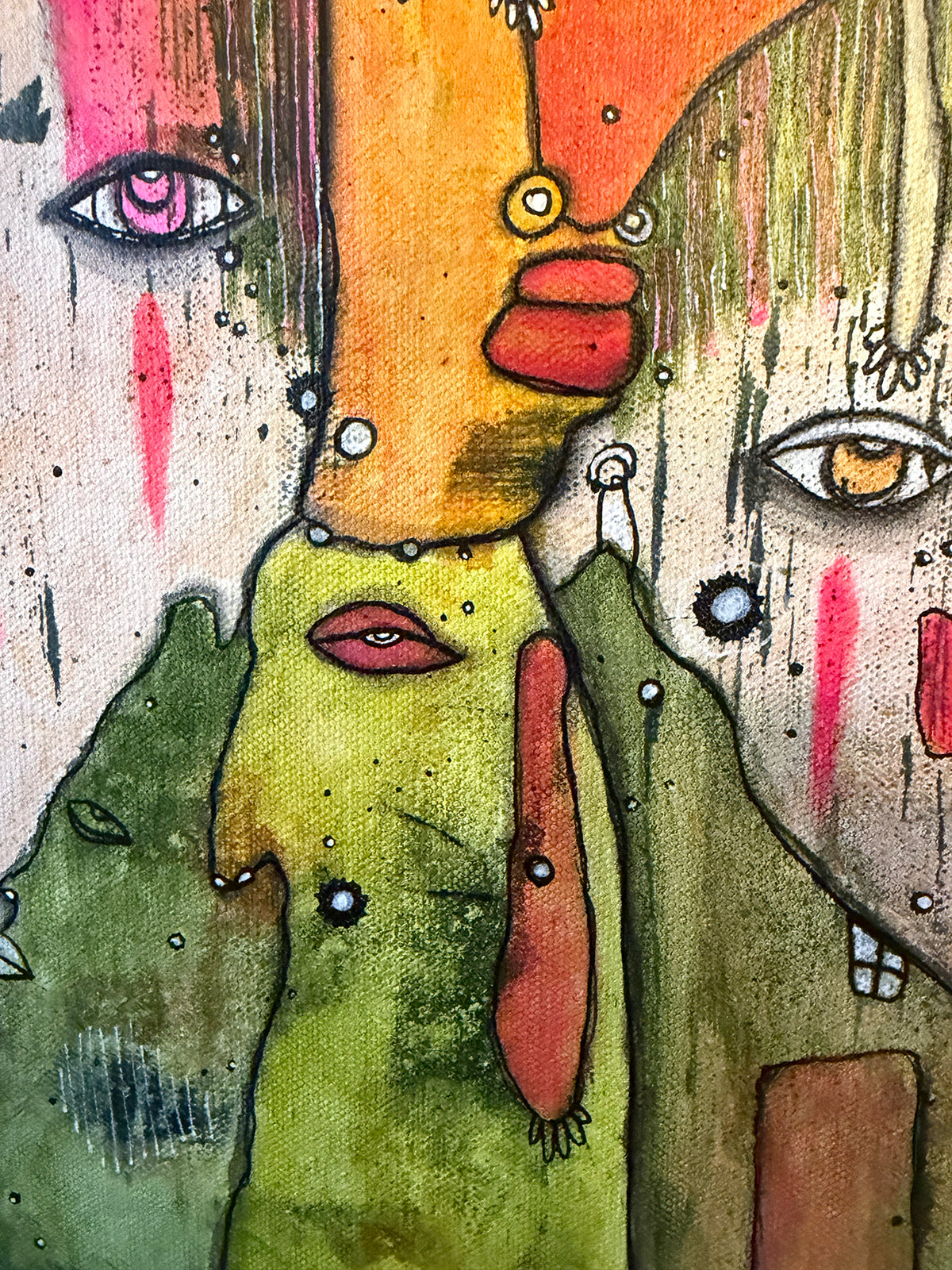 Fine Art on Canvas 'Angel on my head'