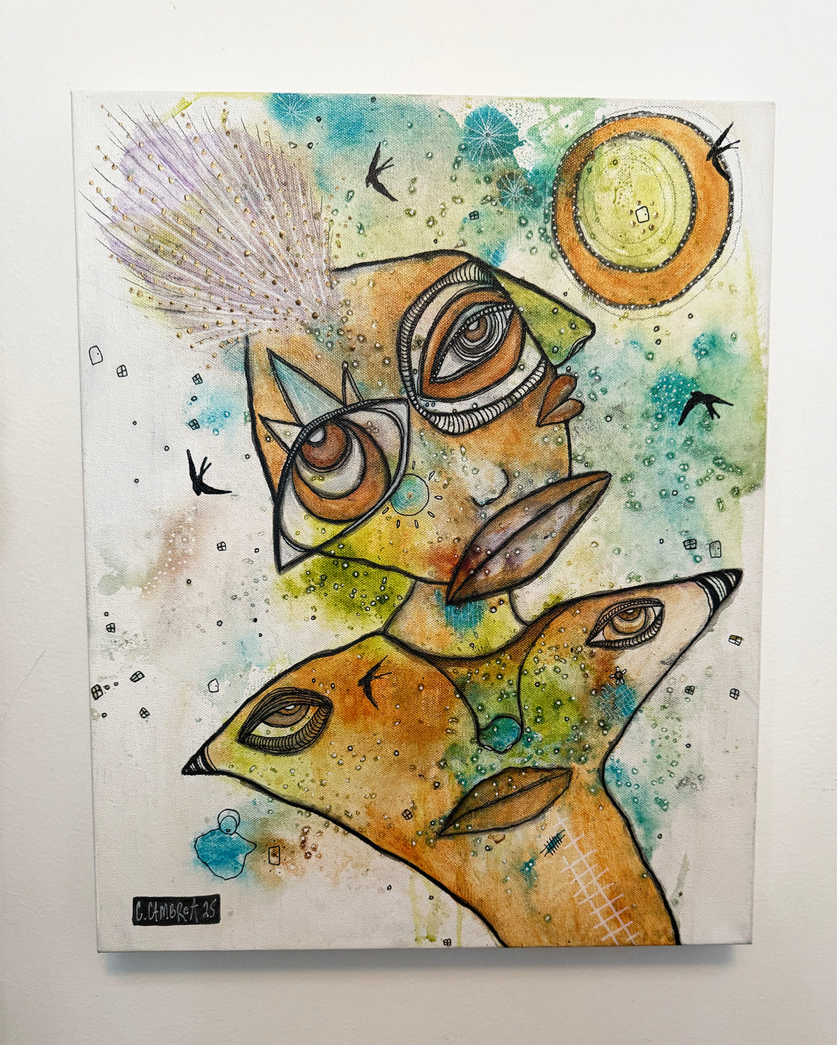 Fine Art on canvas &quot;Can You Feel it?&quot;