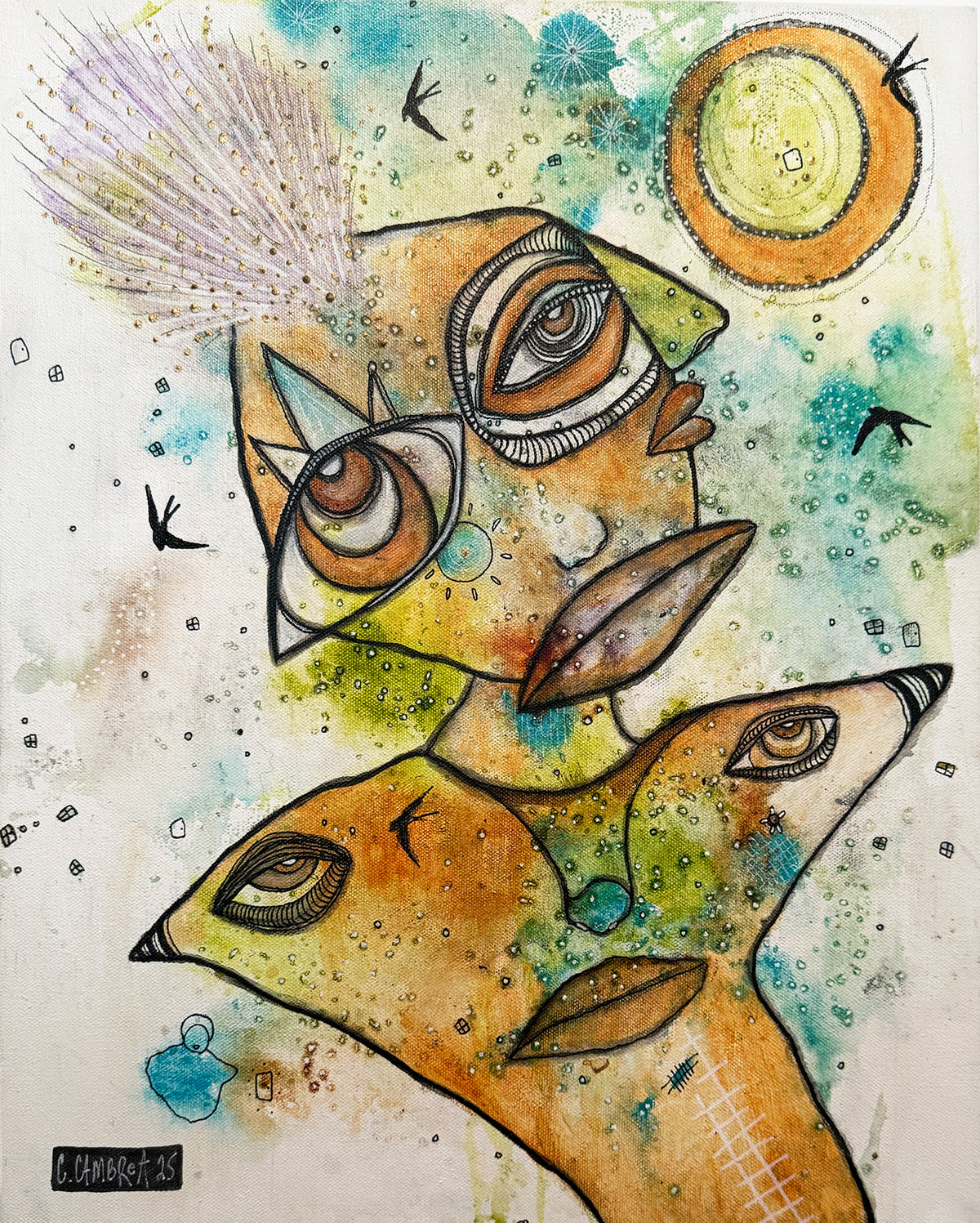 Fine Art on canvas &quot;Can You Feel it?&quot;