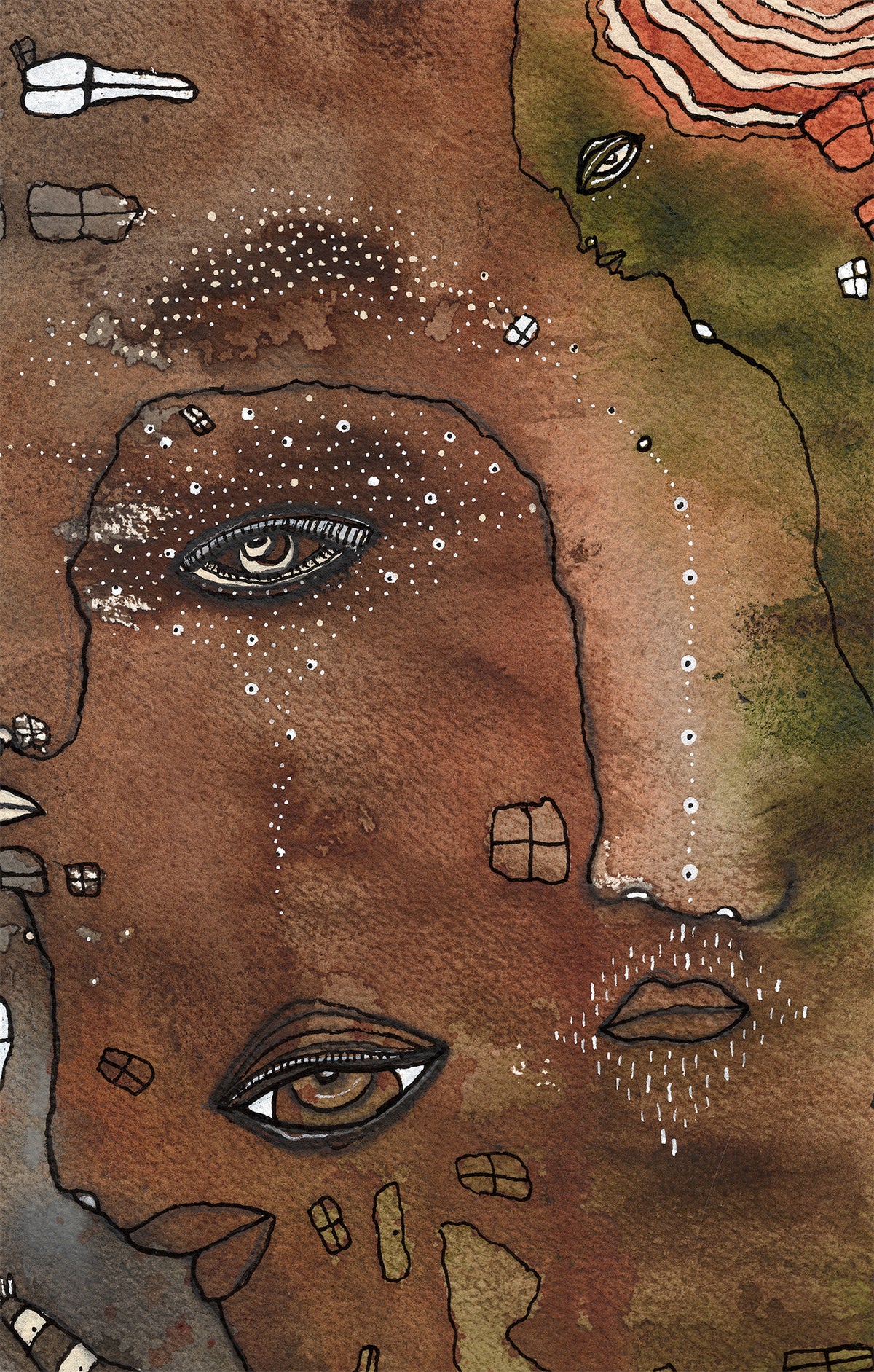 &quot;Climb the ladder&quot; Original art on watercolor paper