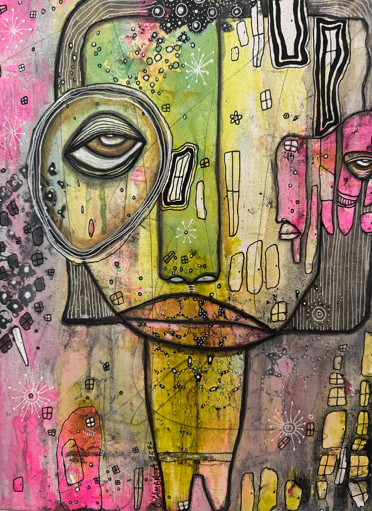 Fine Art on canvas &#39;Color my World&#39;