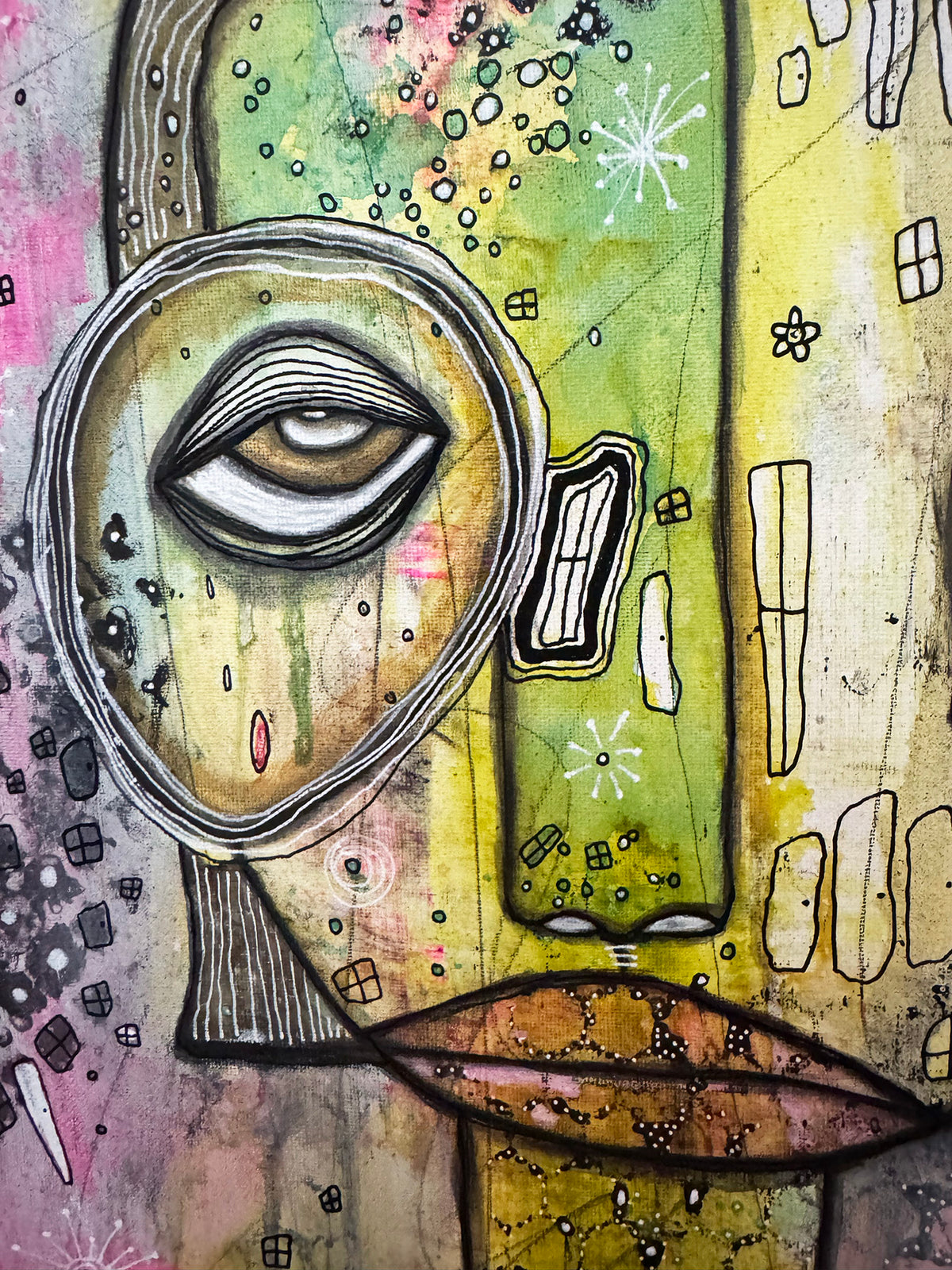 Fine Art on canvas &#39;Color my World&#39;