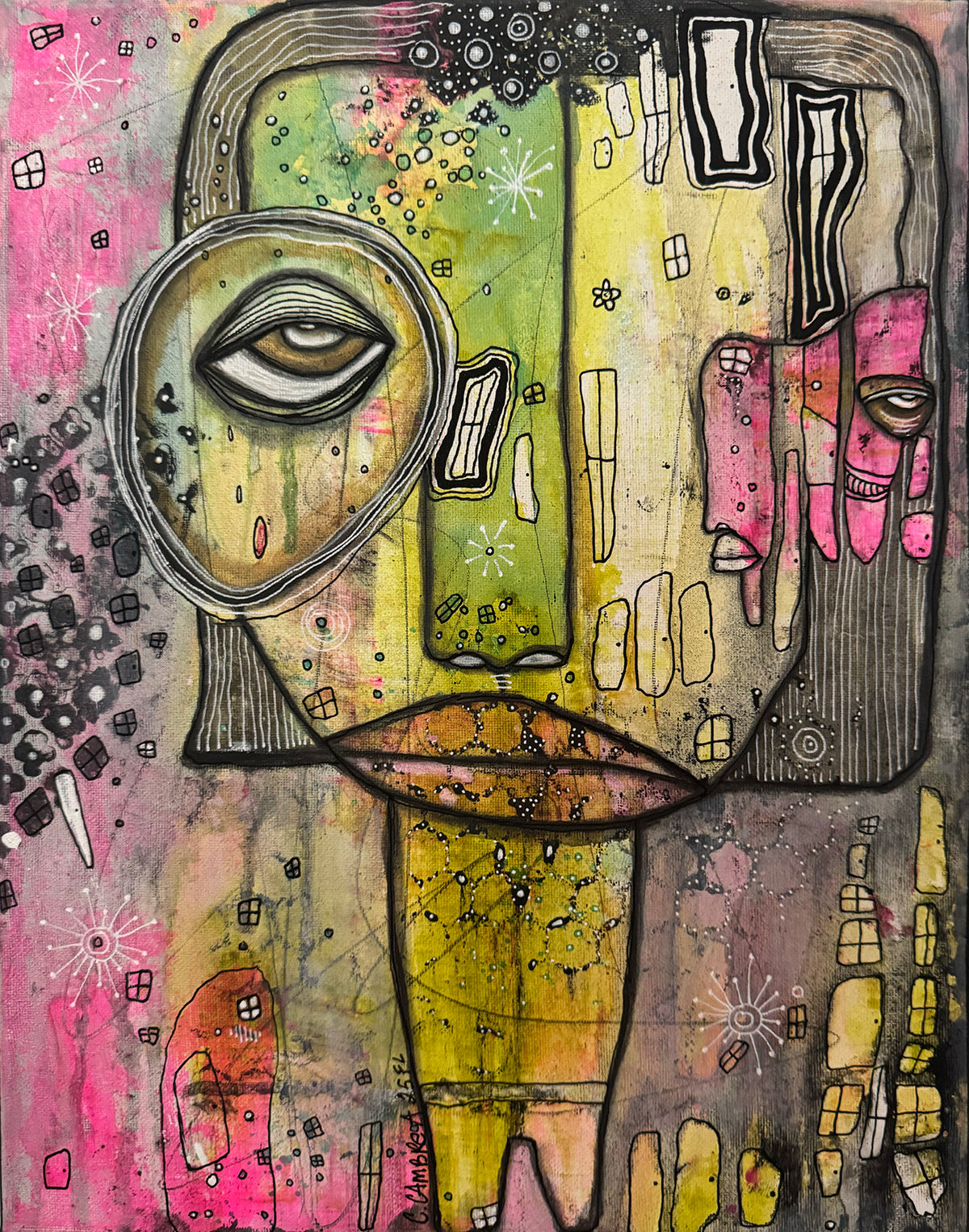 Fine Art on canvas &#39;Color my World&#39;