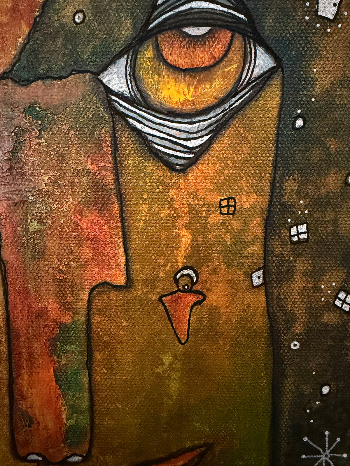 Fine Art on Canvas 'Communicating"