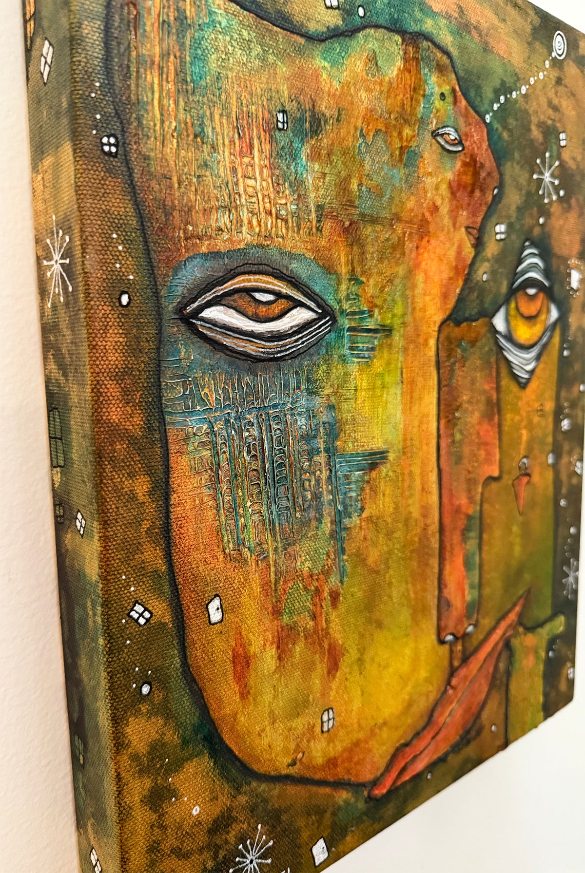 Fine Art on Canvas 'Communicating"