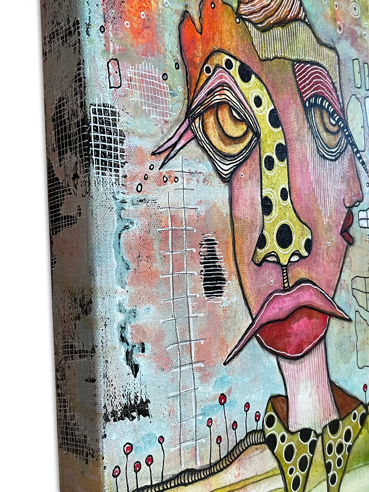 &quot;Contemplating&quot; Original Fine Art on Canvas