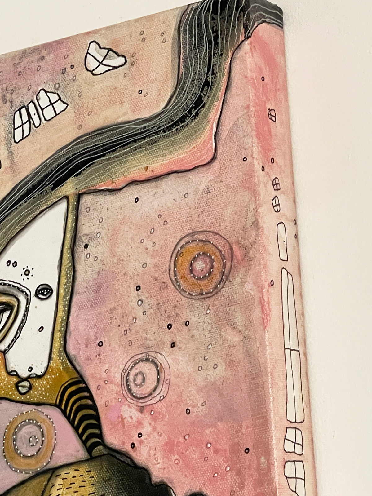 Original Mixed Media Art on canvas &#39;Crowning Ceremony&#39;