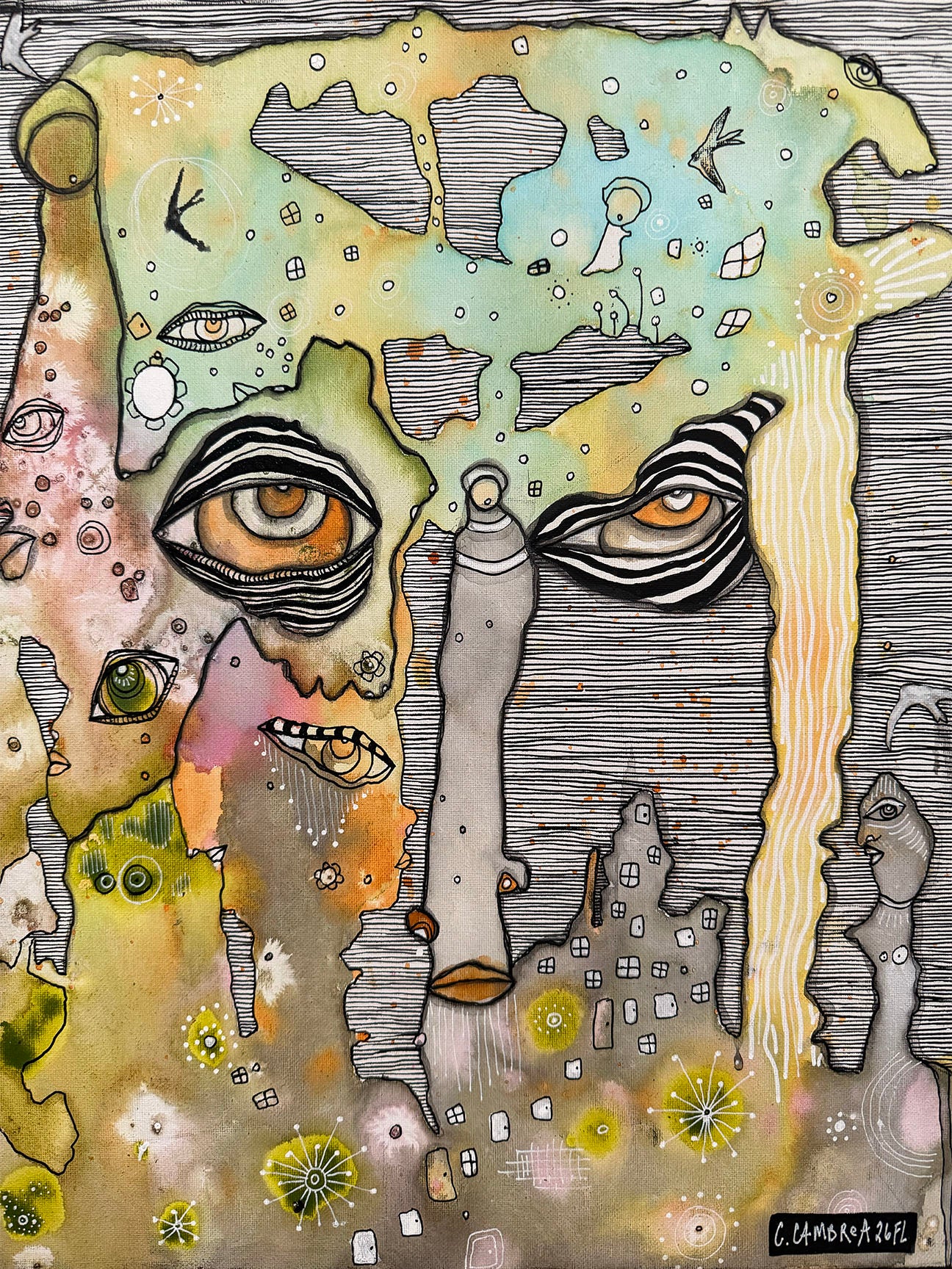 Fine Art on canvas "Coming Home"