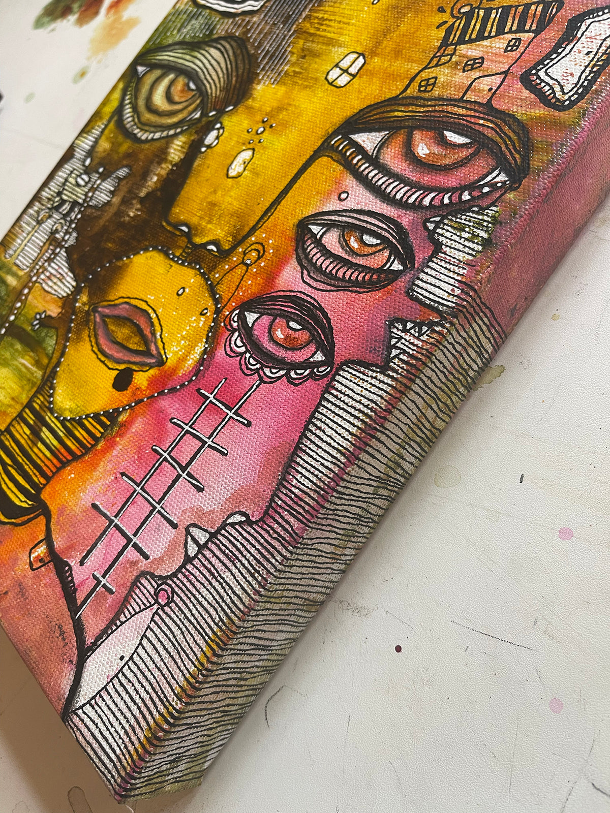 Fine Art on canvas &#39;Dreaming&#39;