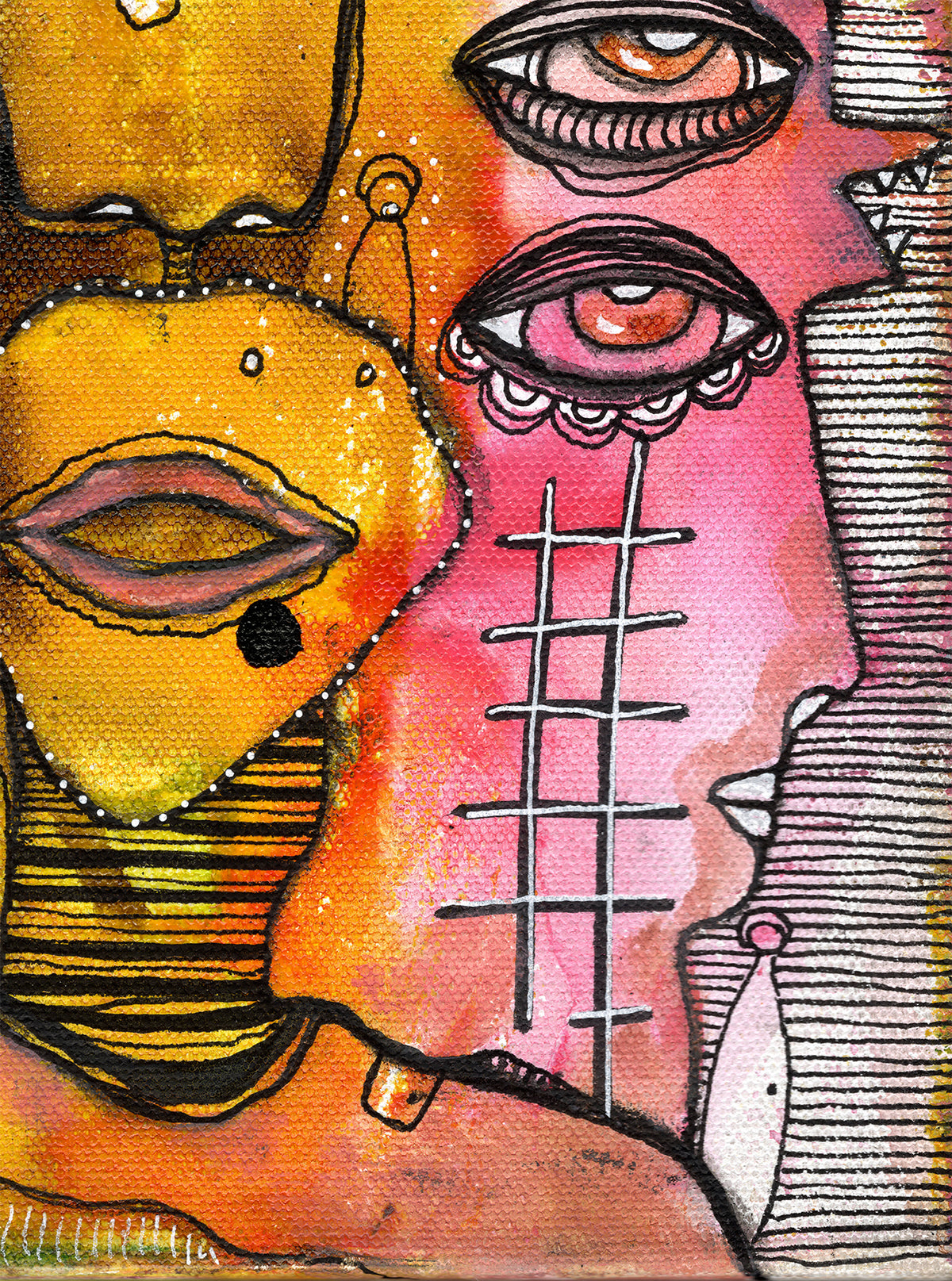 Fine Art on canvas &#39;Dreaming&#39;