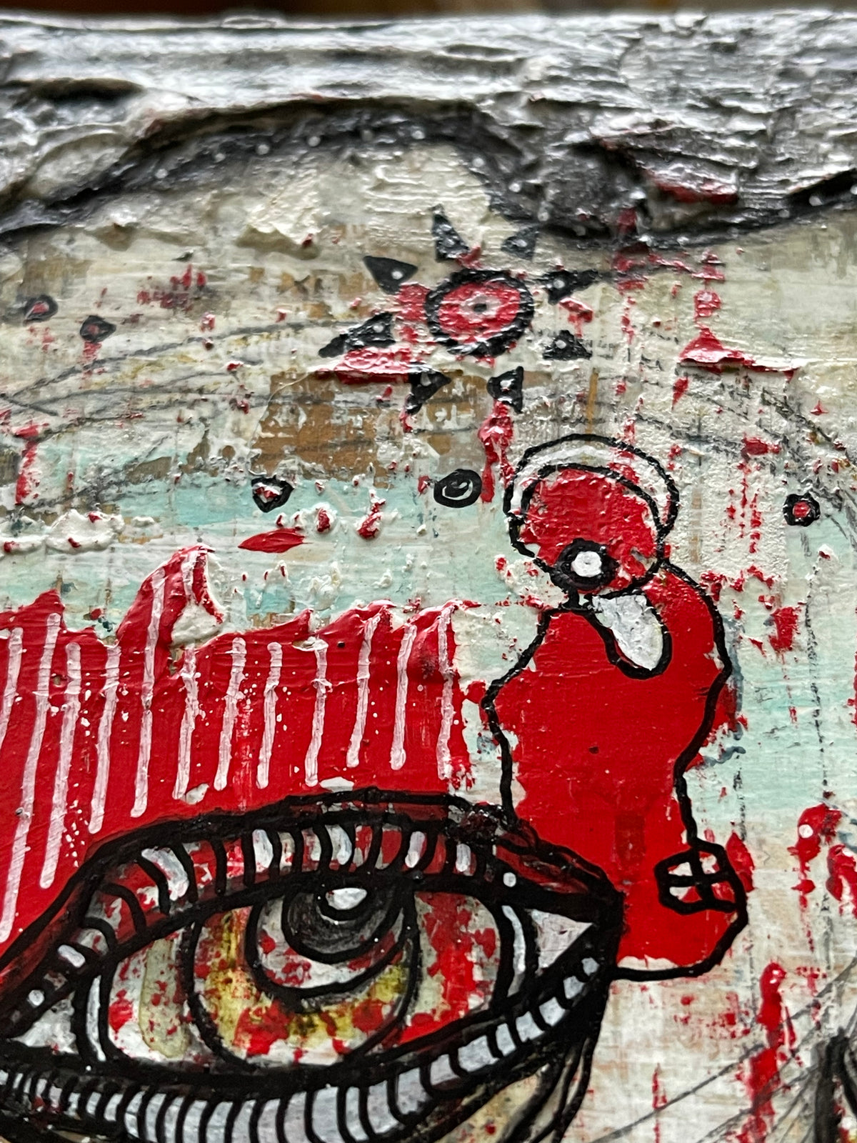 “That kinda day&quot; Original art on wood