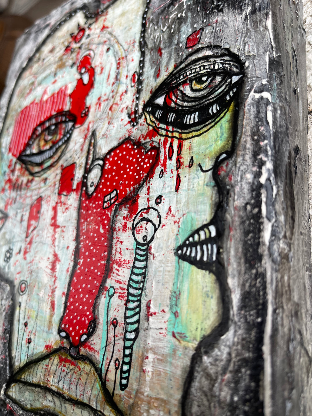 “That kinda day&quot; Original art on wood