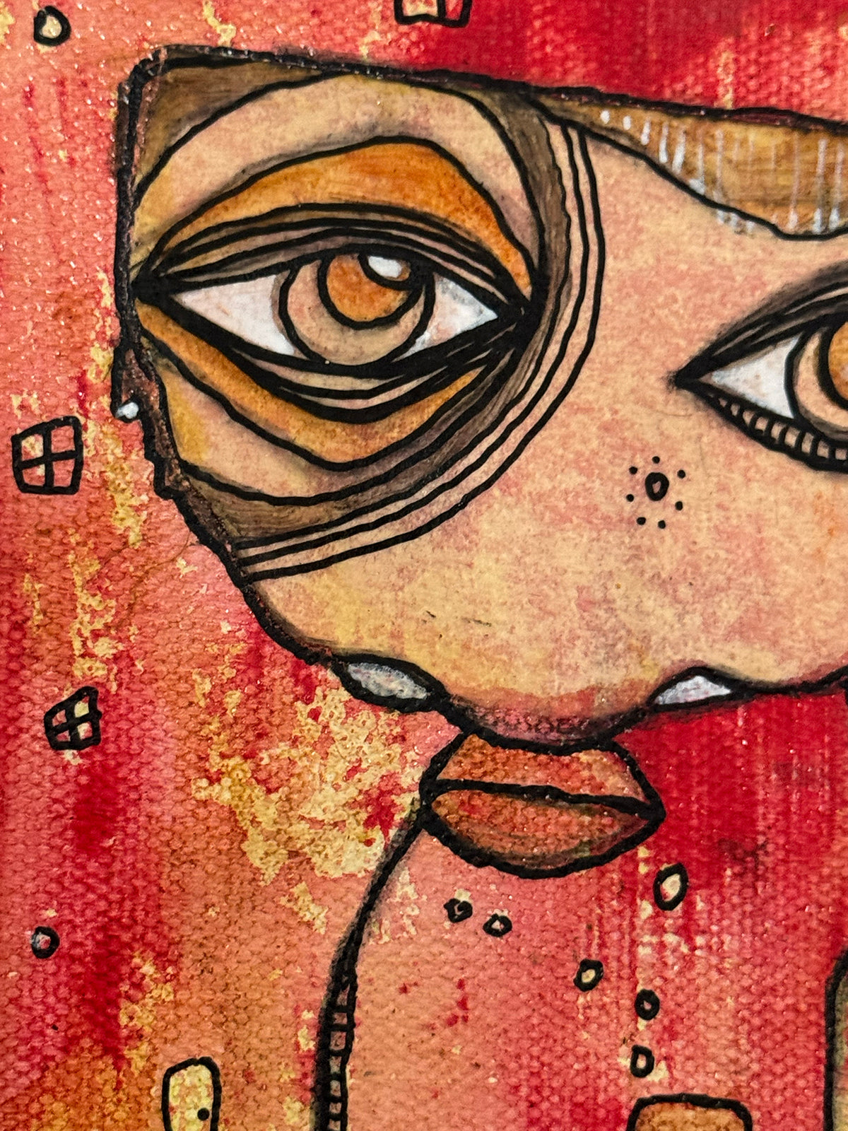 Fine Art on canvas &quot;Garden Guides&quot;