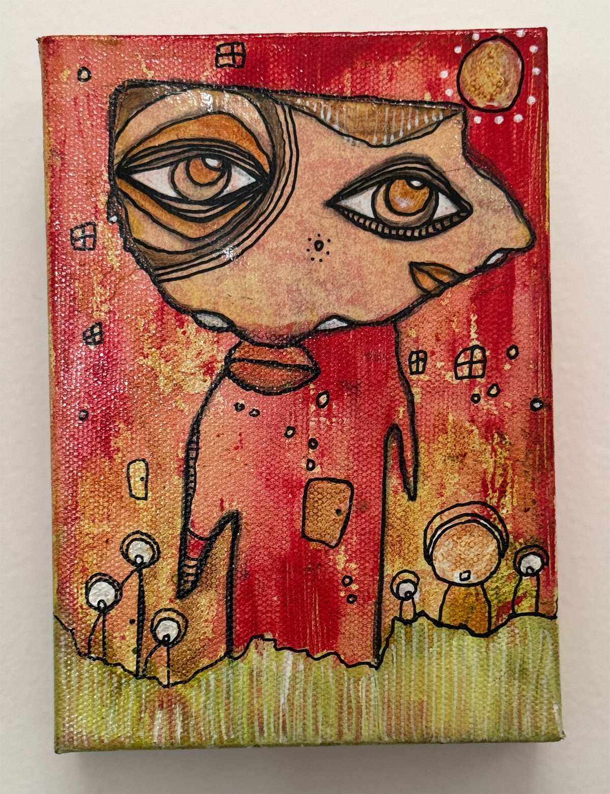 Fine Art on canvas &quot;Garden Guides&quot;