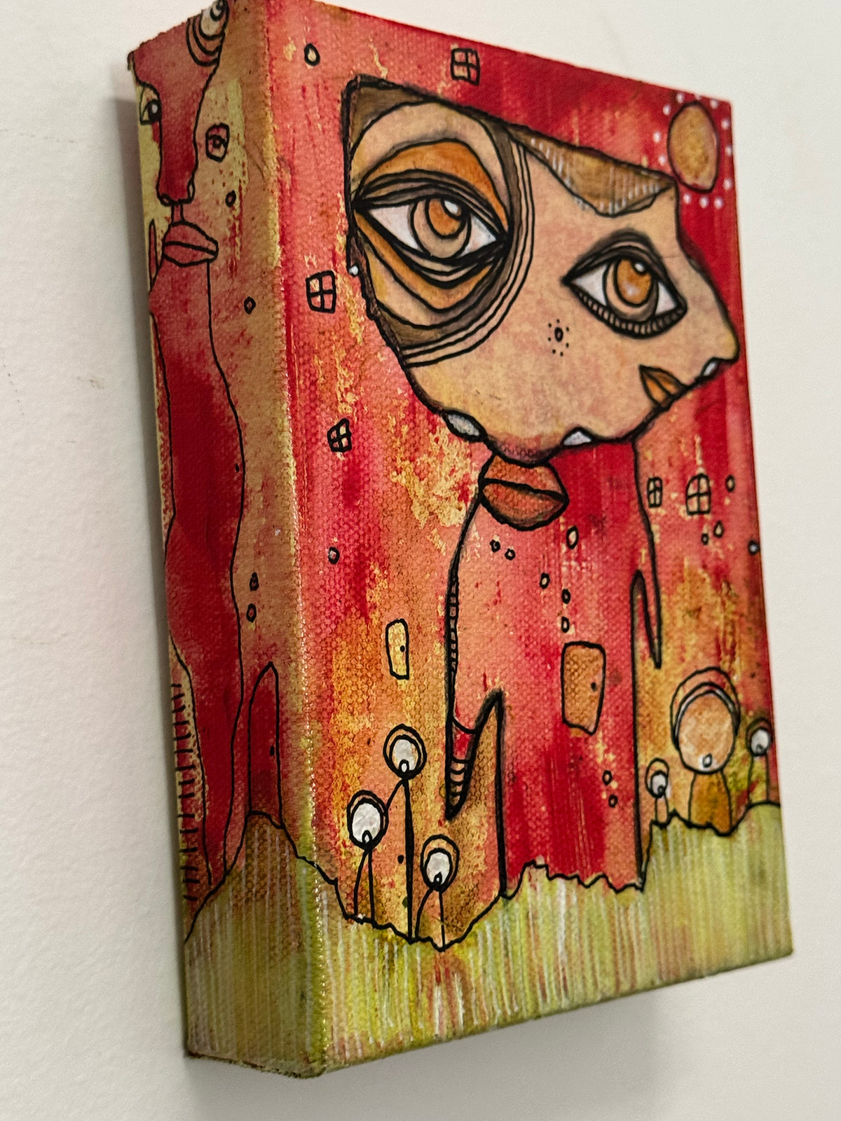 Fine Art on canvas &quot;Garden Guides&quot;