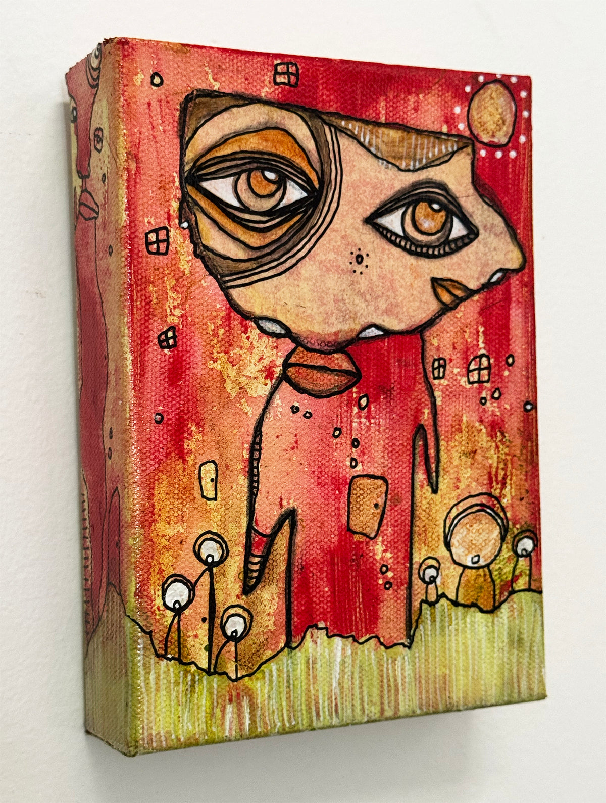 Fine Art on canvas &quot;Garden Guides&quot;