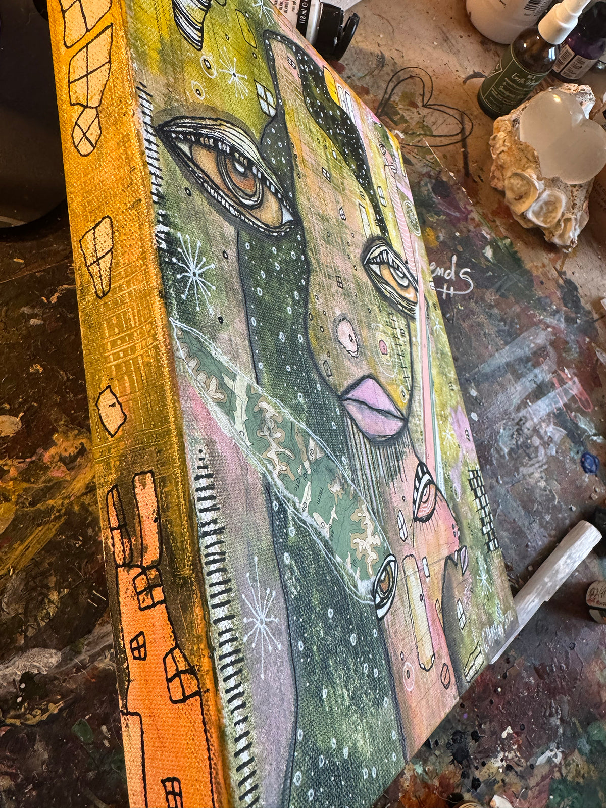 Fine Art on canvas &quot;I&#39;ve got the tools&quot;