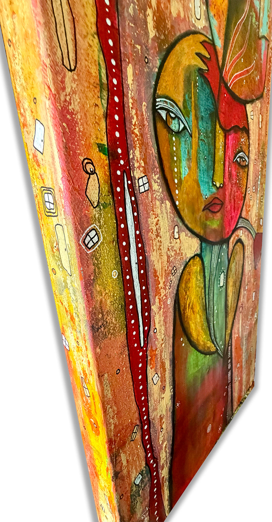 AVAILABLE at SOFT WATER GALLERY- Fine Art on Canvas 'Growing in ways you can't yet see'