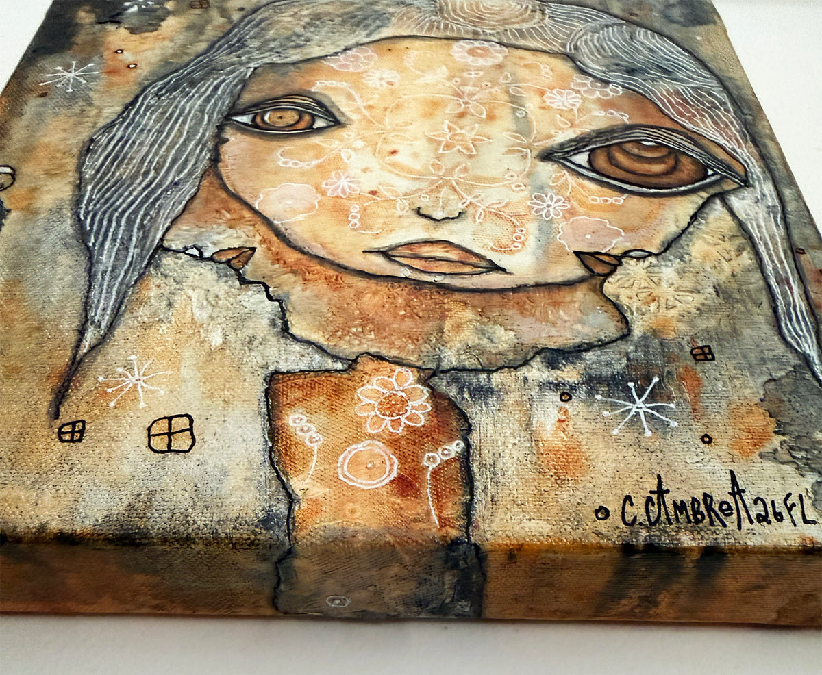 Fine Art on Canvas 'Hangin in'