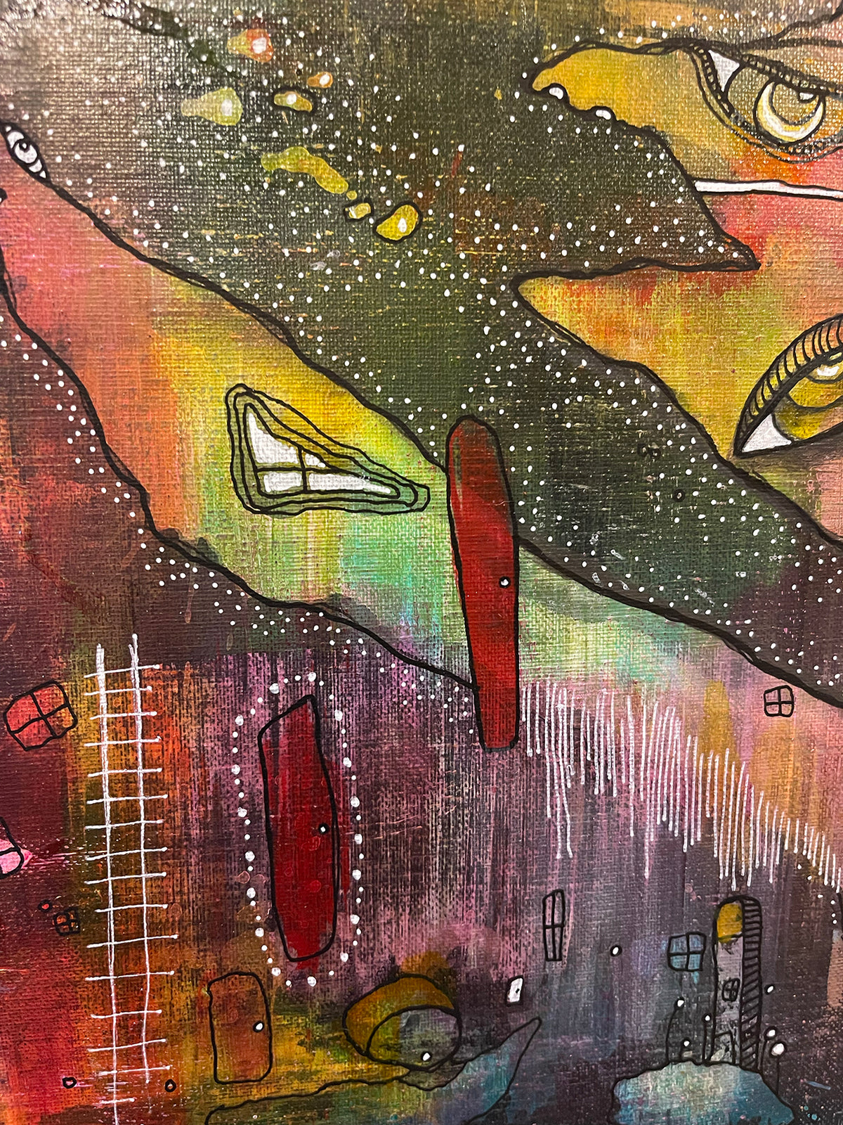 &quot;Holding onto the light&quot; Fine Art on canvas