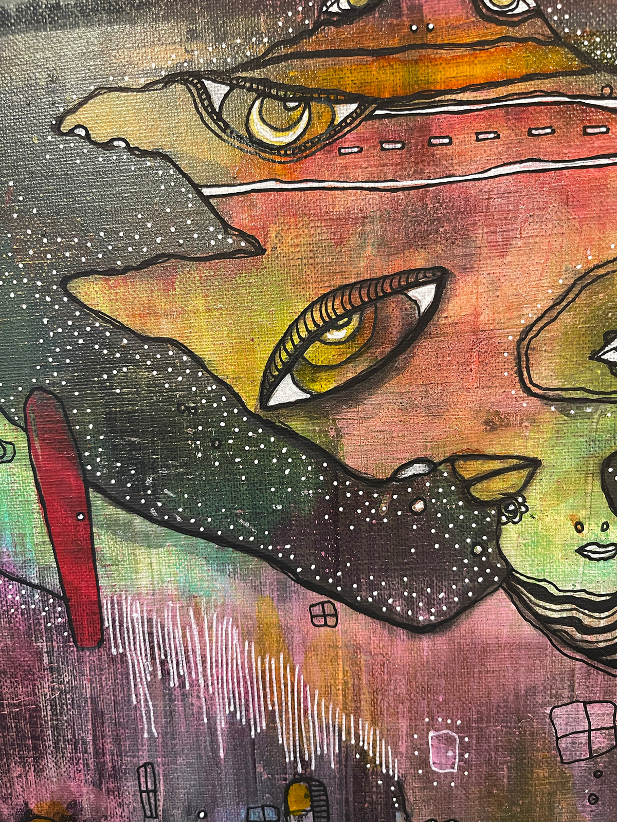 &quot;Holding onto the light&quot; Fine Art on canvas