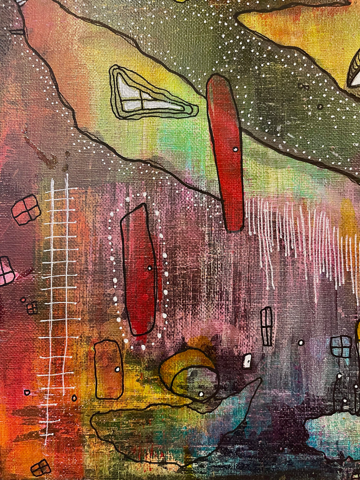 &quot;Holding onto the light&quot; Fine Art on canvas