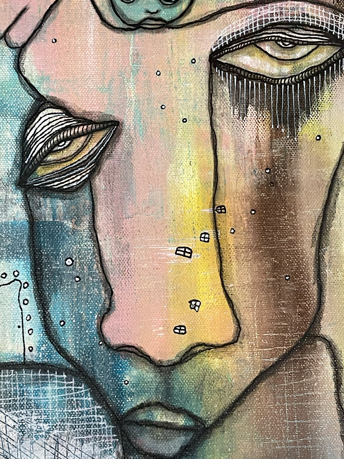 Original Fine Art on canvas &quot;I got you&quot;