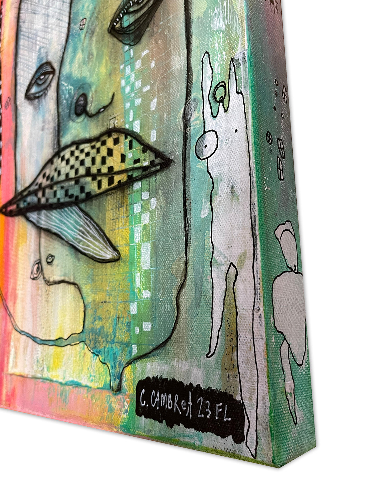 Original Fine Art on canvas &quot;I got you&quot;