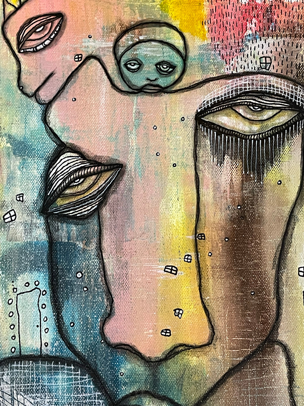 Original Fine Art on canvas &quot;I got you&quot;