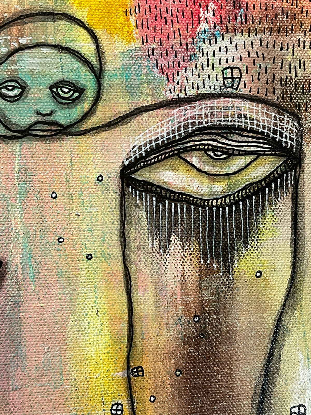 Original Fine Art on canvas &quot;I got you&quot;