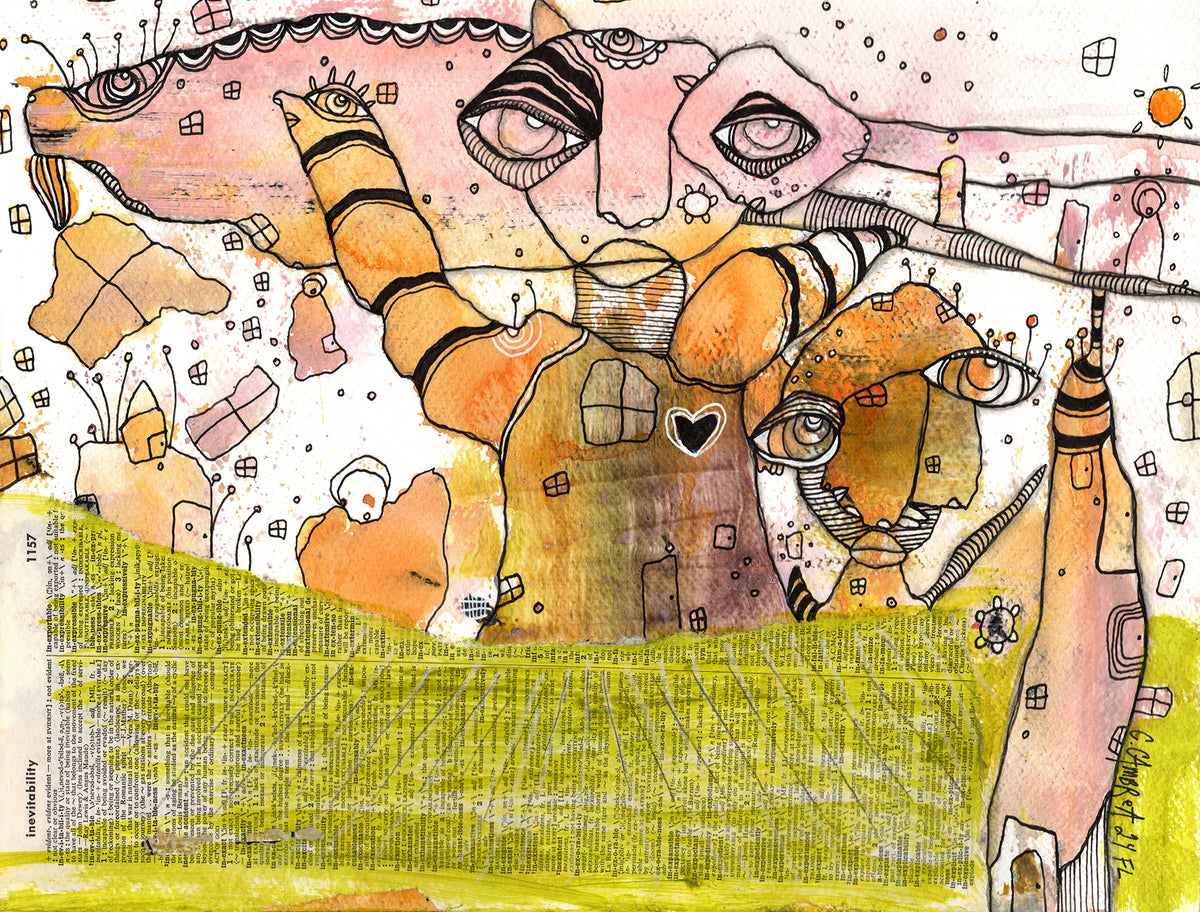 &quot;Inevitability&quot; Original art on watercolor paper