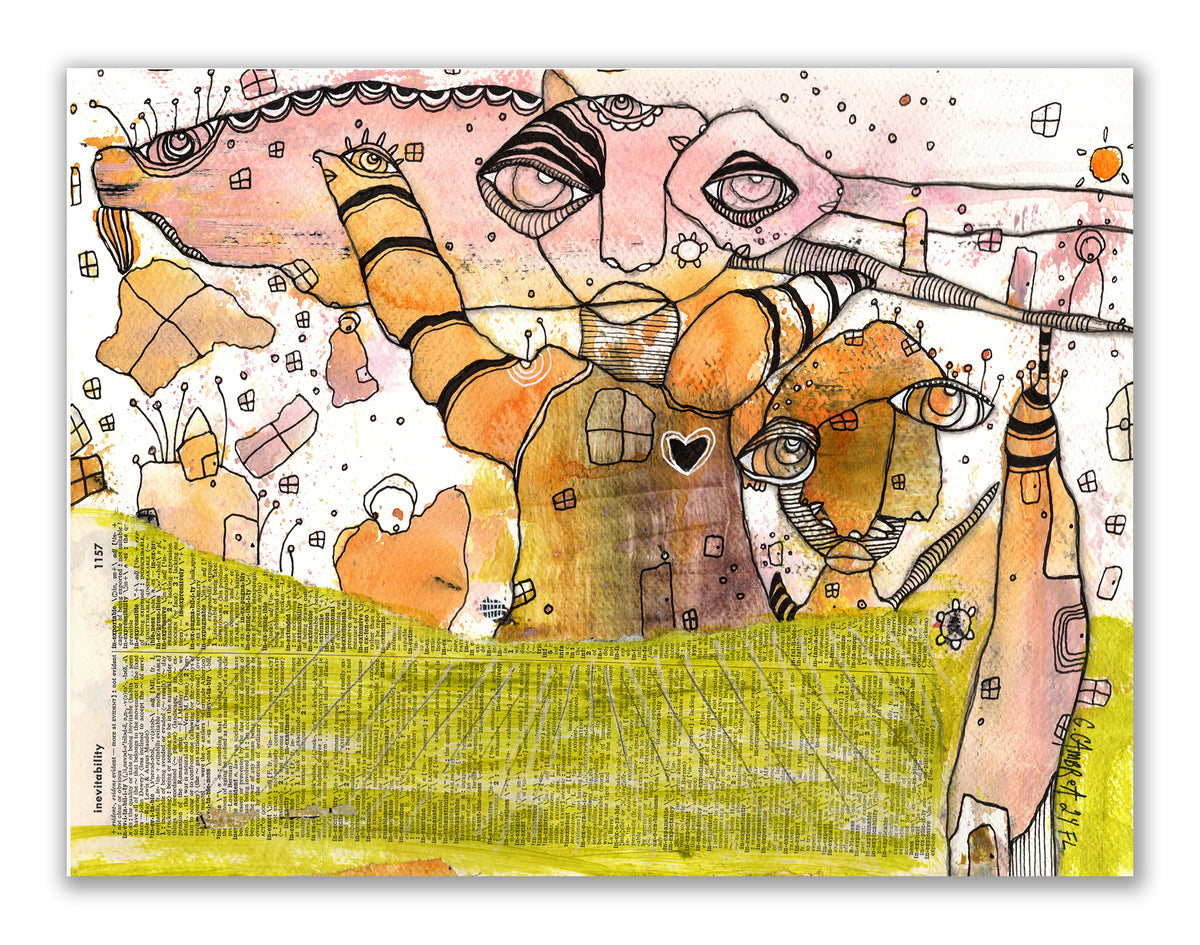 &quot;Inevitability&quot; Original art on watercolor paper