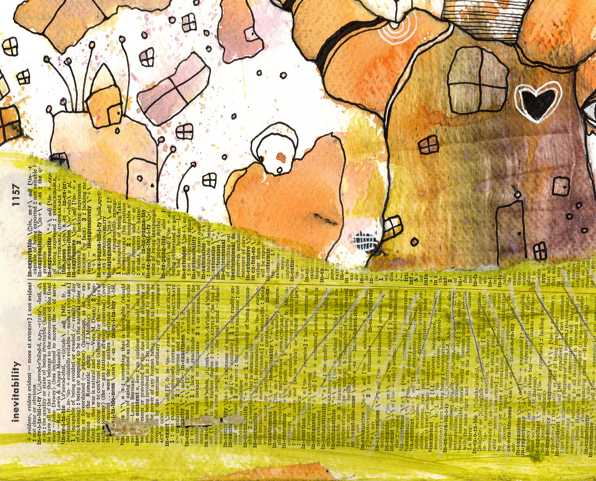 &quot;Inevitability&quot; Original art on watercolor paper