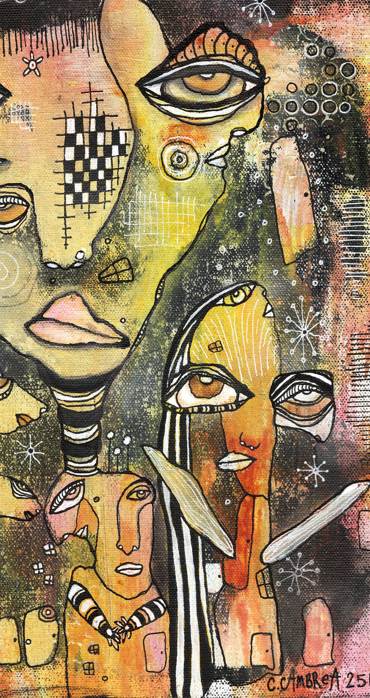 Fine Art on canvas &#39;In this Together&#39;