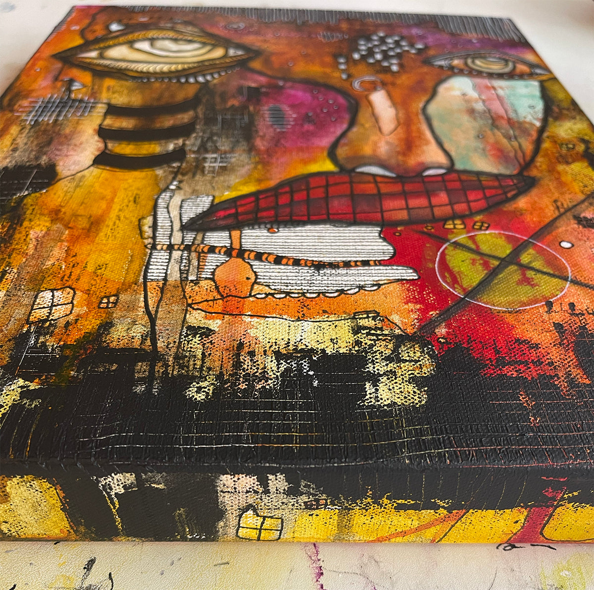 Fine Art on canvas &#39;In the dark&#39;