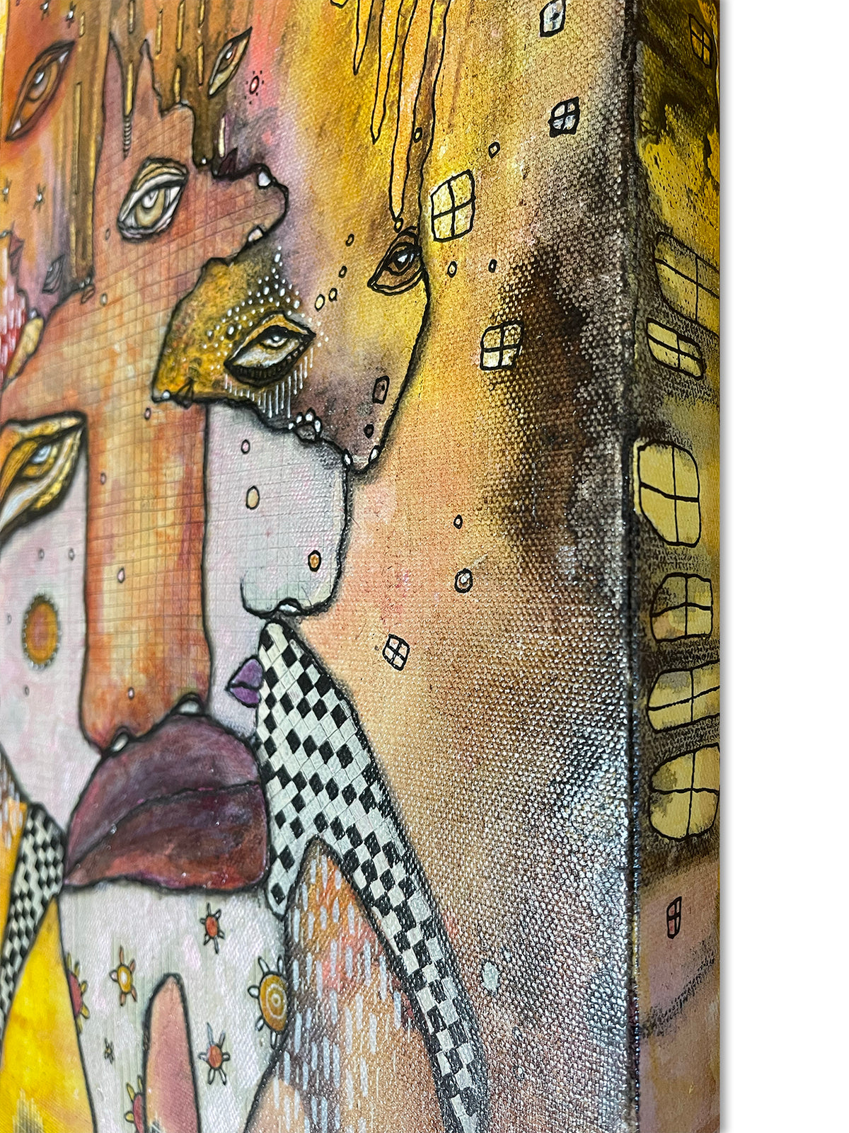 Original Mixed media Art &quot;Jester&quot;