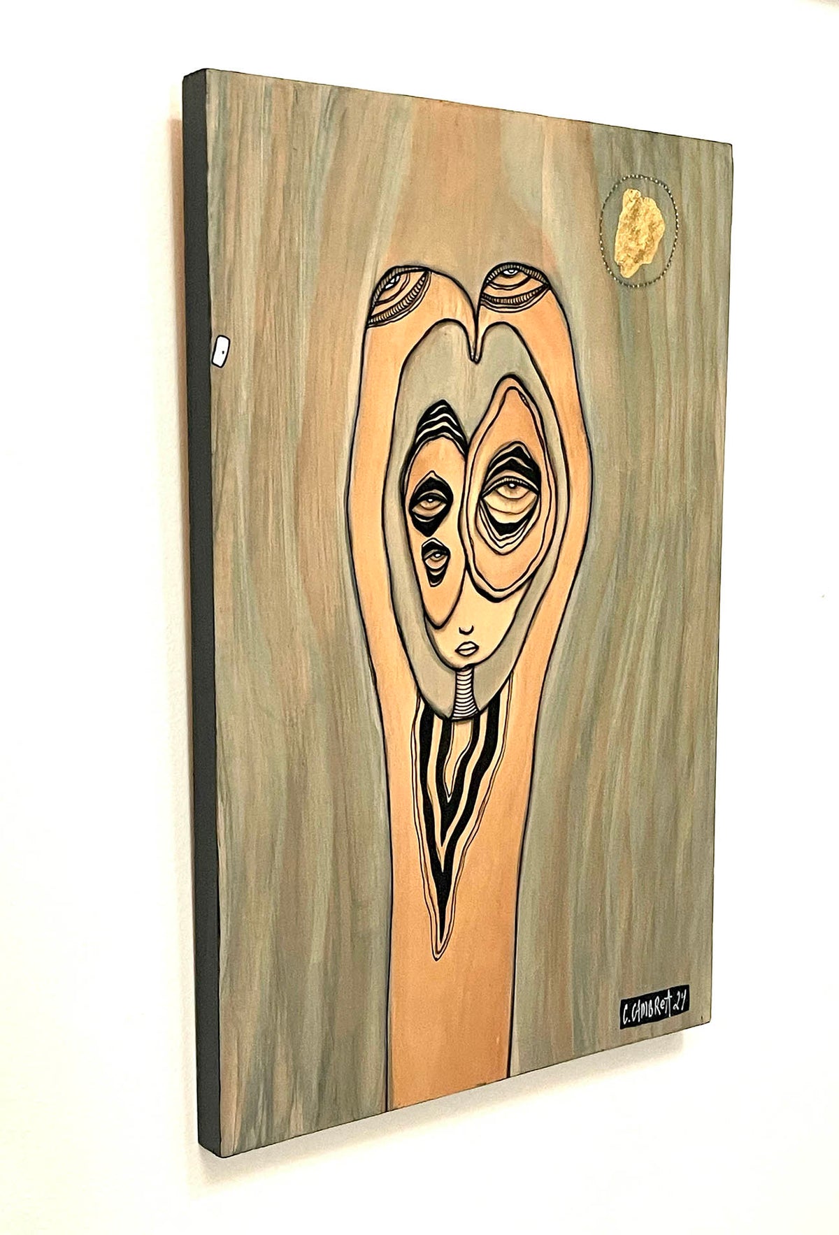 &quot;Light Above&quot; Original Mixed Media art on Wood