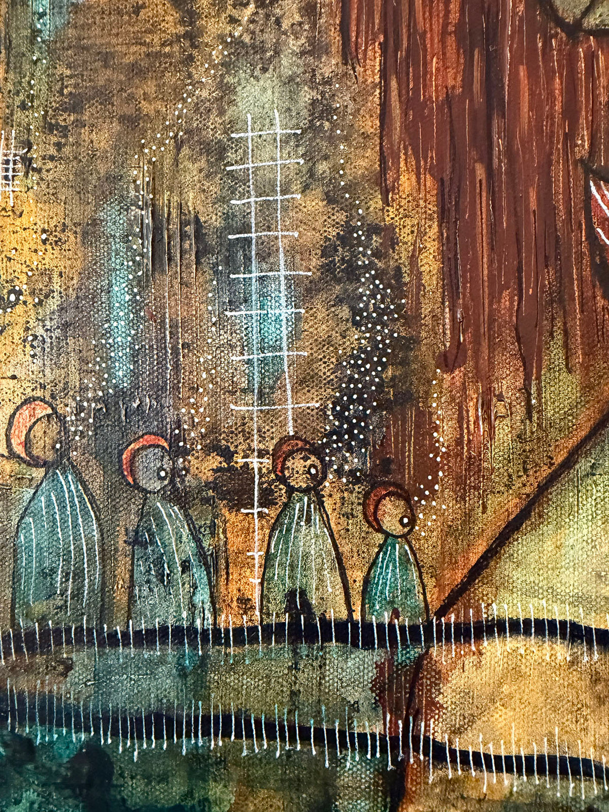 Fine Art on Canvas 'Listen and You'll Hear Them'