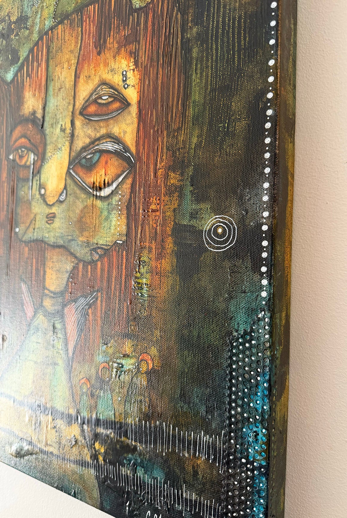 Fine Art on Canvas 'Listen and You'll Hear Them'