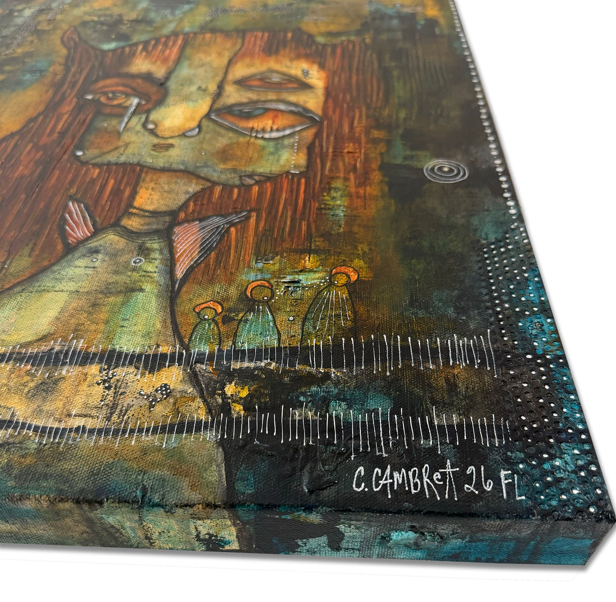 Fine Art on Canvas 'Listen and You'll Hear Them'