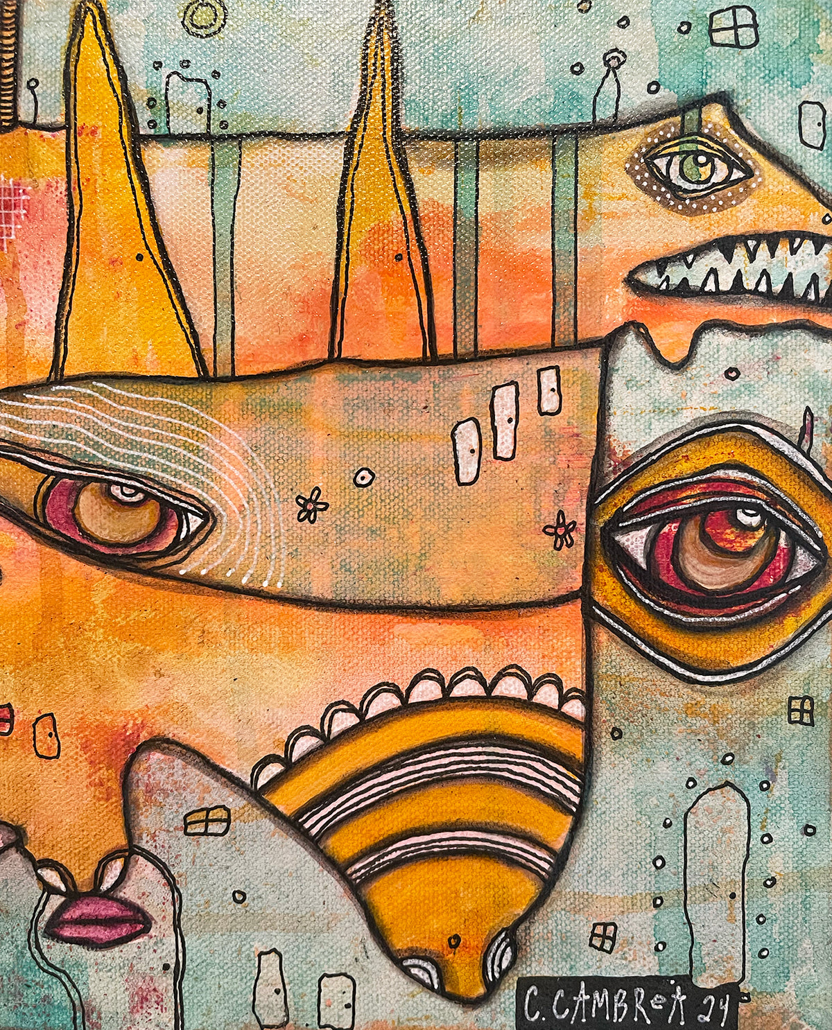 Fine Art on canvas &#39;Morphing&#39;