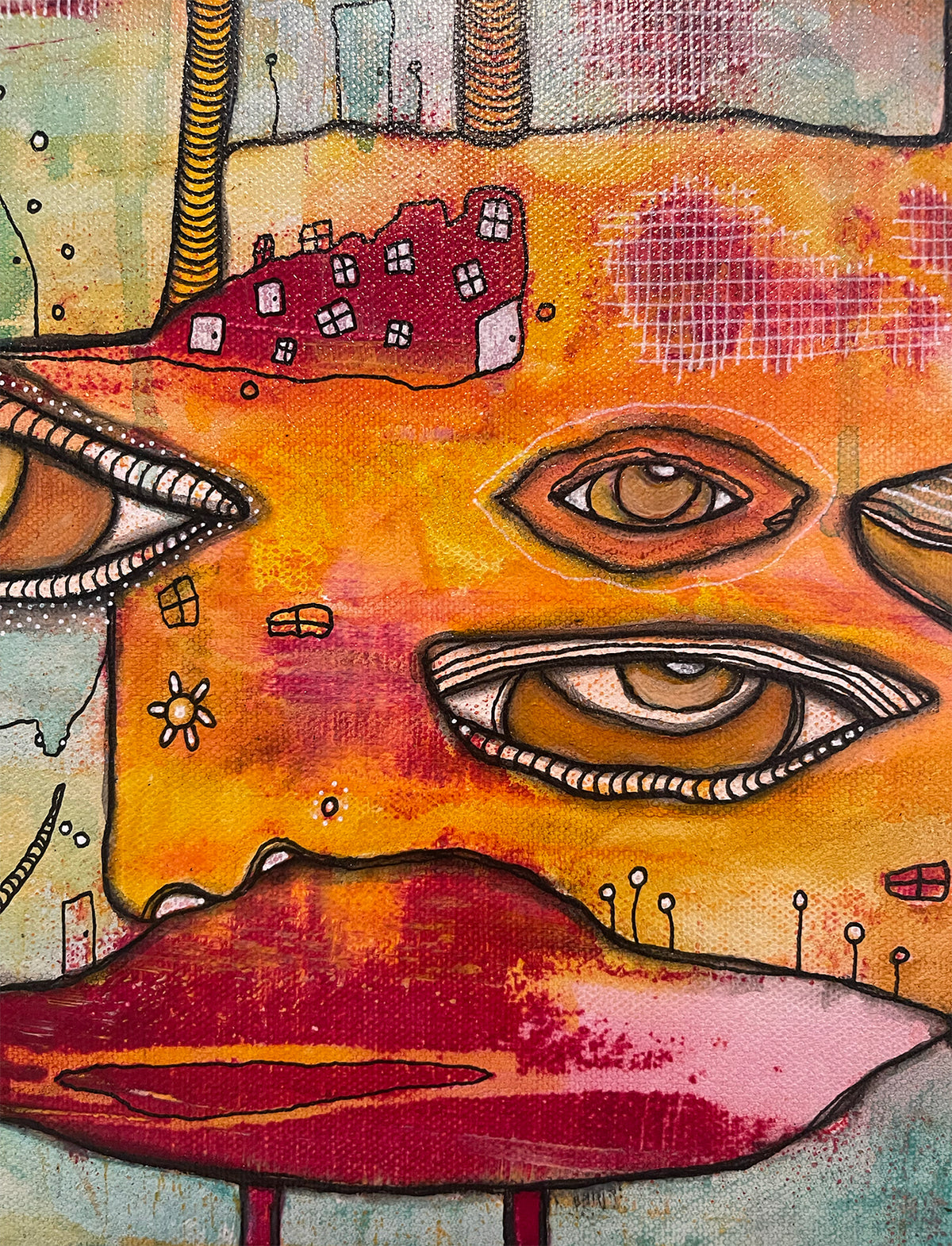 Fine Art on canvas &#39;Morphing&#39;