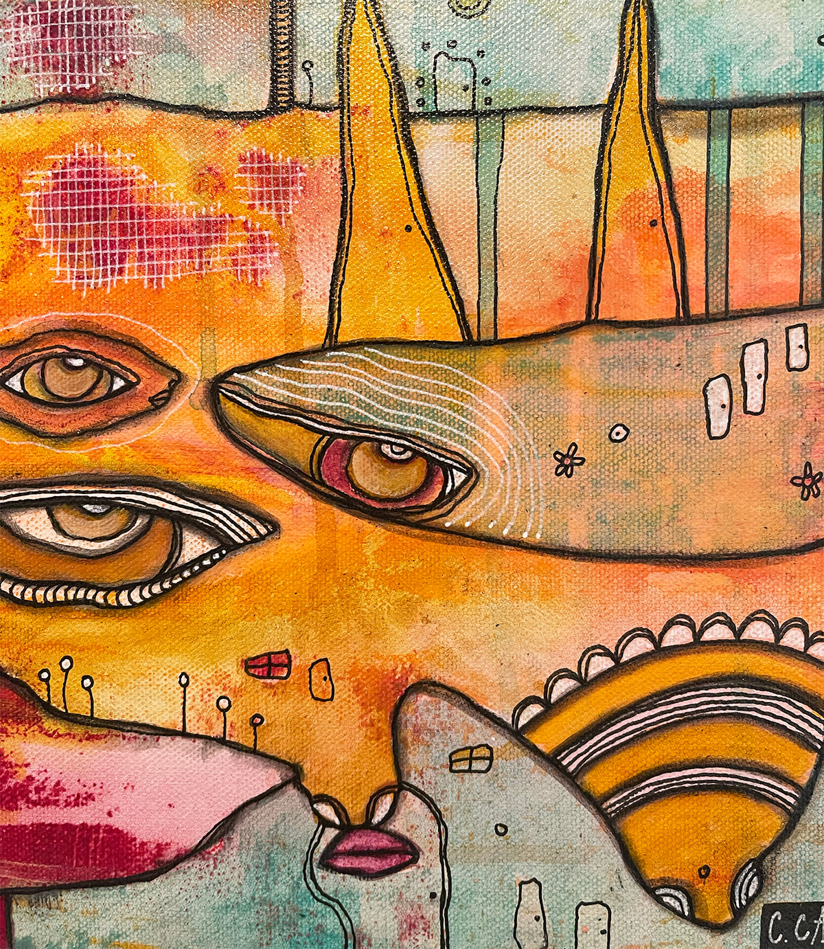 Fine Art on canvas &#39;Morphing&#39;