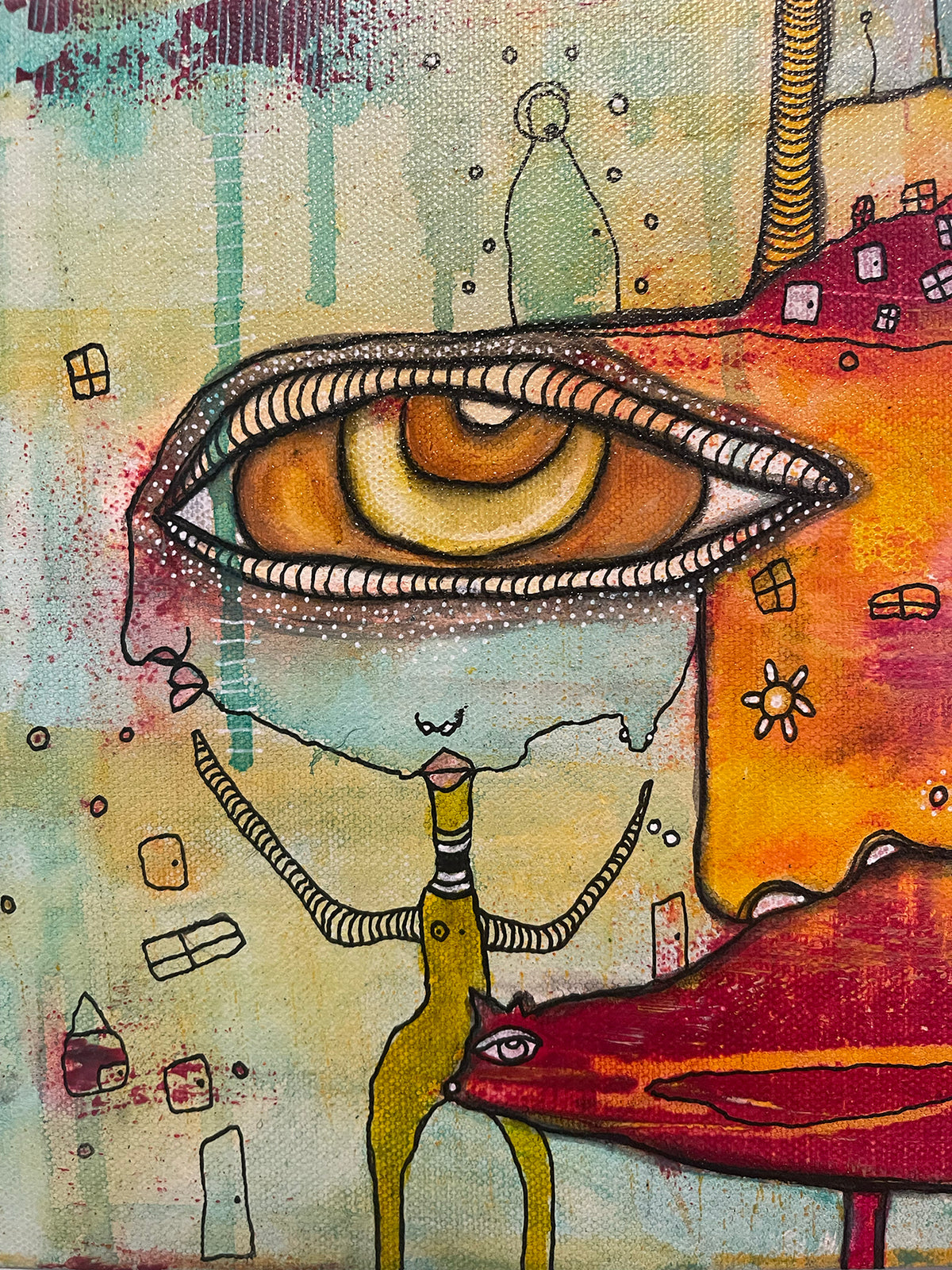 Fine Art on canvas &#39;Morphing&#39;