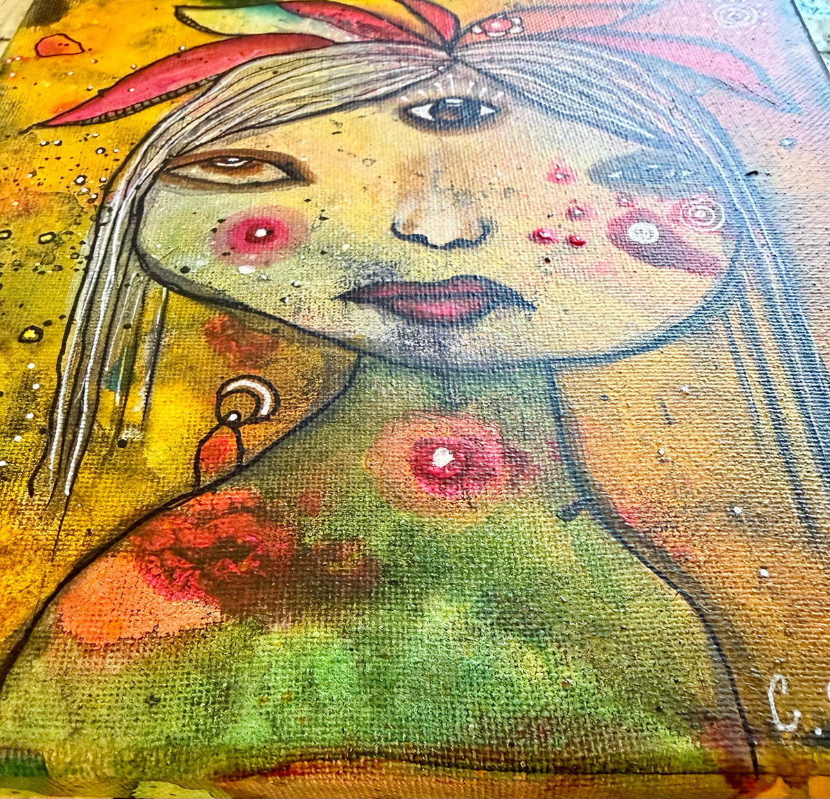 Fine Art on Canvas 'My Girl'