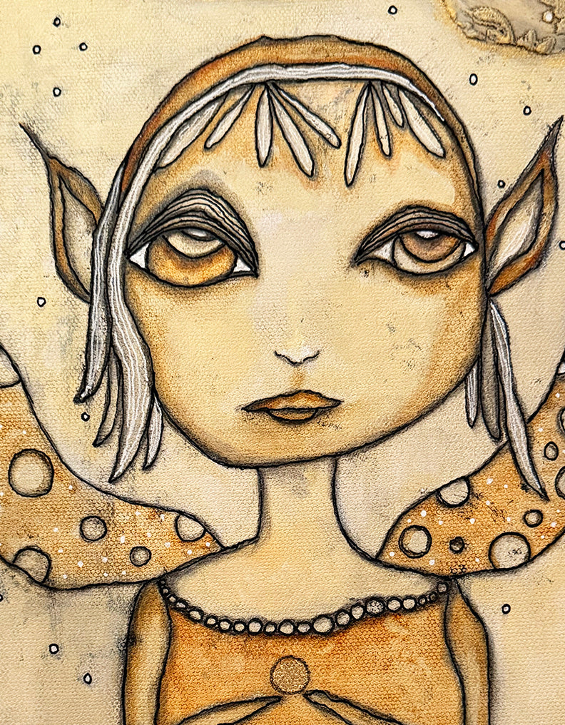 Fine Art on Canvas 'Magic Fairy'