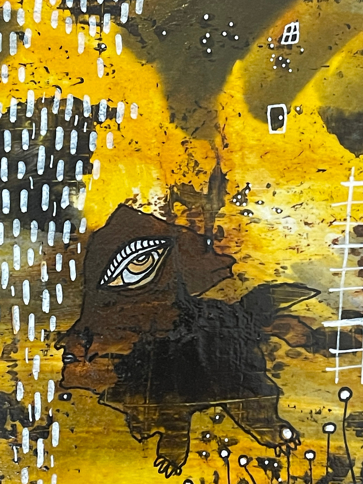 &quot;Night Guardian&quot; Original Fine Art on Canvas