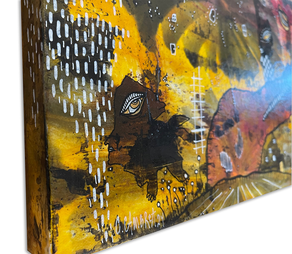 &quot;Night Guardian&quot; Original Fine Art on Canvas