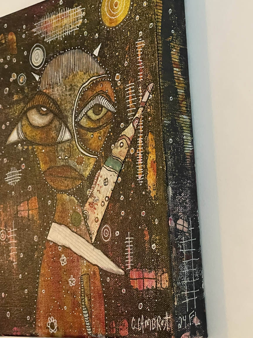 Fine Art on canvas &quot;Night Guardian&quot;